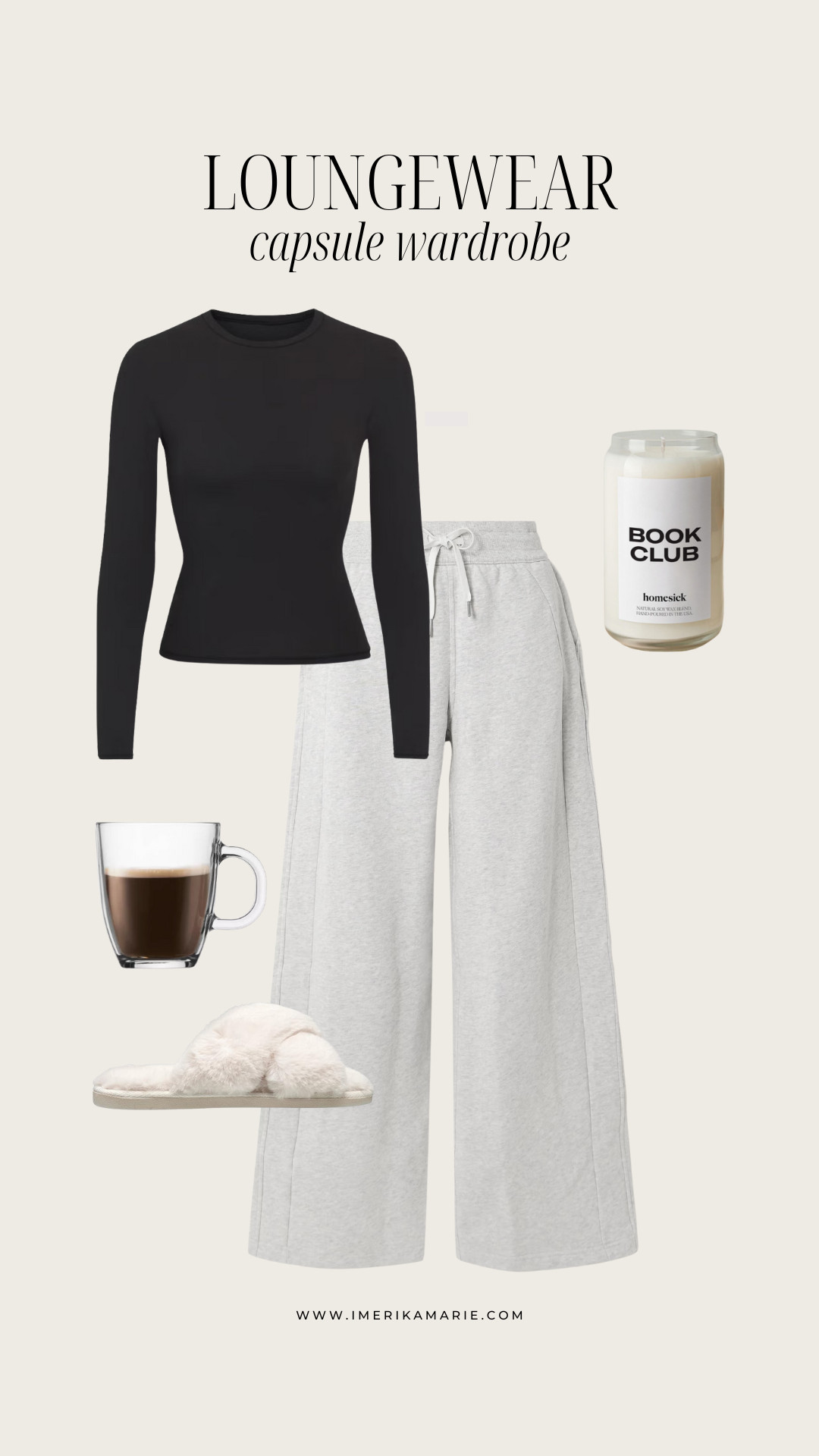 loungewear capsule wardrobe. loungewear outfit. skims. quince. sweatpants. slippers 

 

#LTKPetite #LTKFindsUnder100 #LTKStyleTip