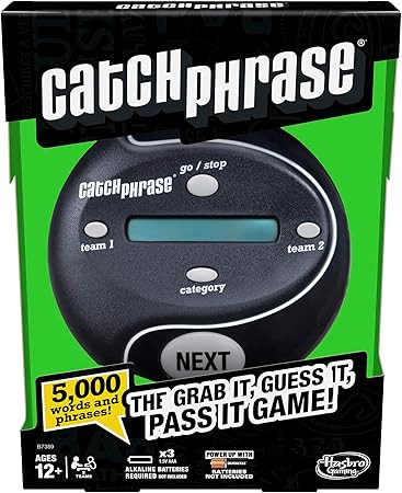 Hasbro Gaming Catch Phrase Electronic Game | Fun Active Handheld Party Games for Adults, Teens, a... | Amazon (US)