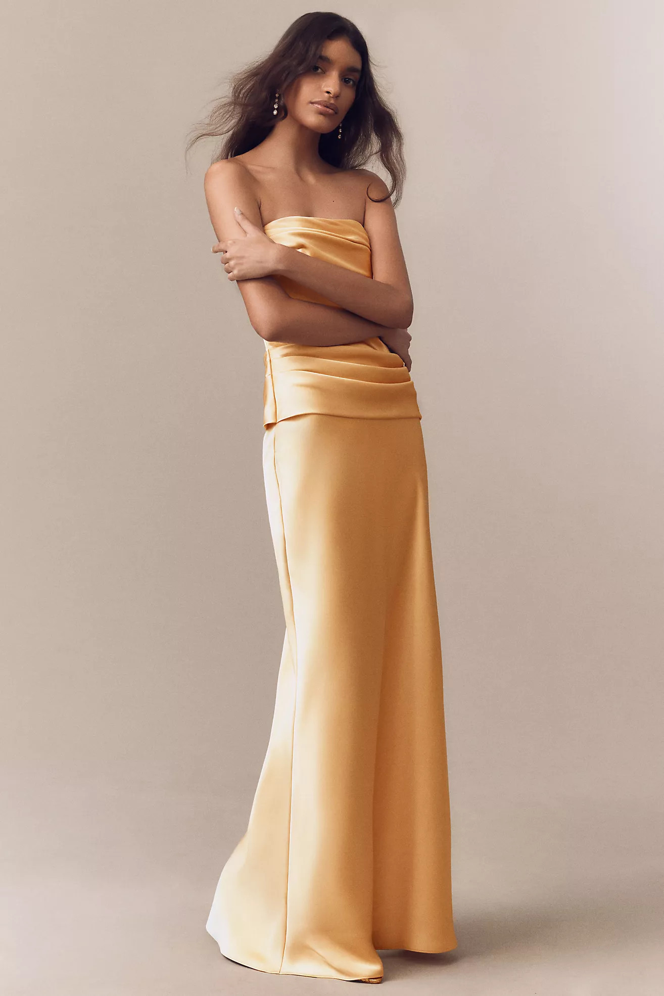 Mare Mare Strapless Ruched Corset Dress | Anthropologie (US)