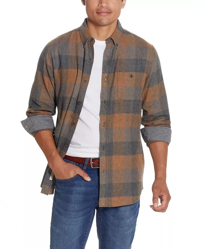 Weatherproof Vintage Men's Antique-Like Flannel Shirt - Macy's | Macy's