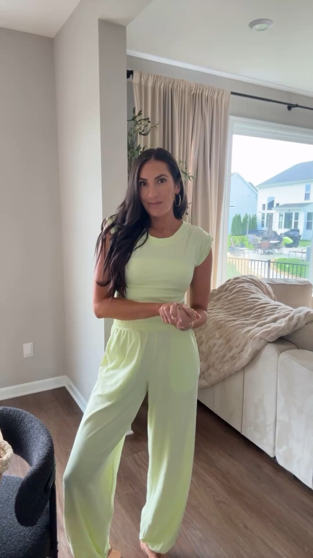 My favorite set lately!!
Wearing a size small in the color whipped lime 
Quality is so good 
Summer outfit idea

#LTKdayinmylife #LTKootd #LTKmomlife