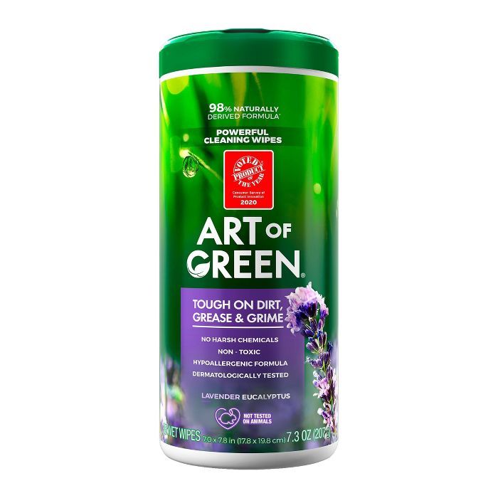 Art of Green Wipes Lavender Eucalyptus - 35ct | Target