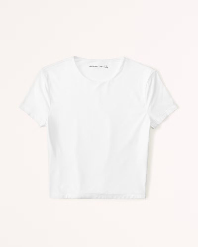 Women's Soft Matte Seamless Baby Tee | Women's Tops | Abercrombie.com | Abercrombie & Fitch (US)