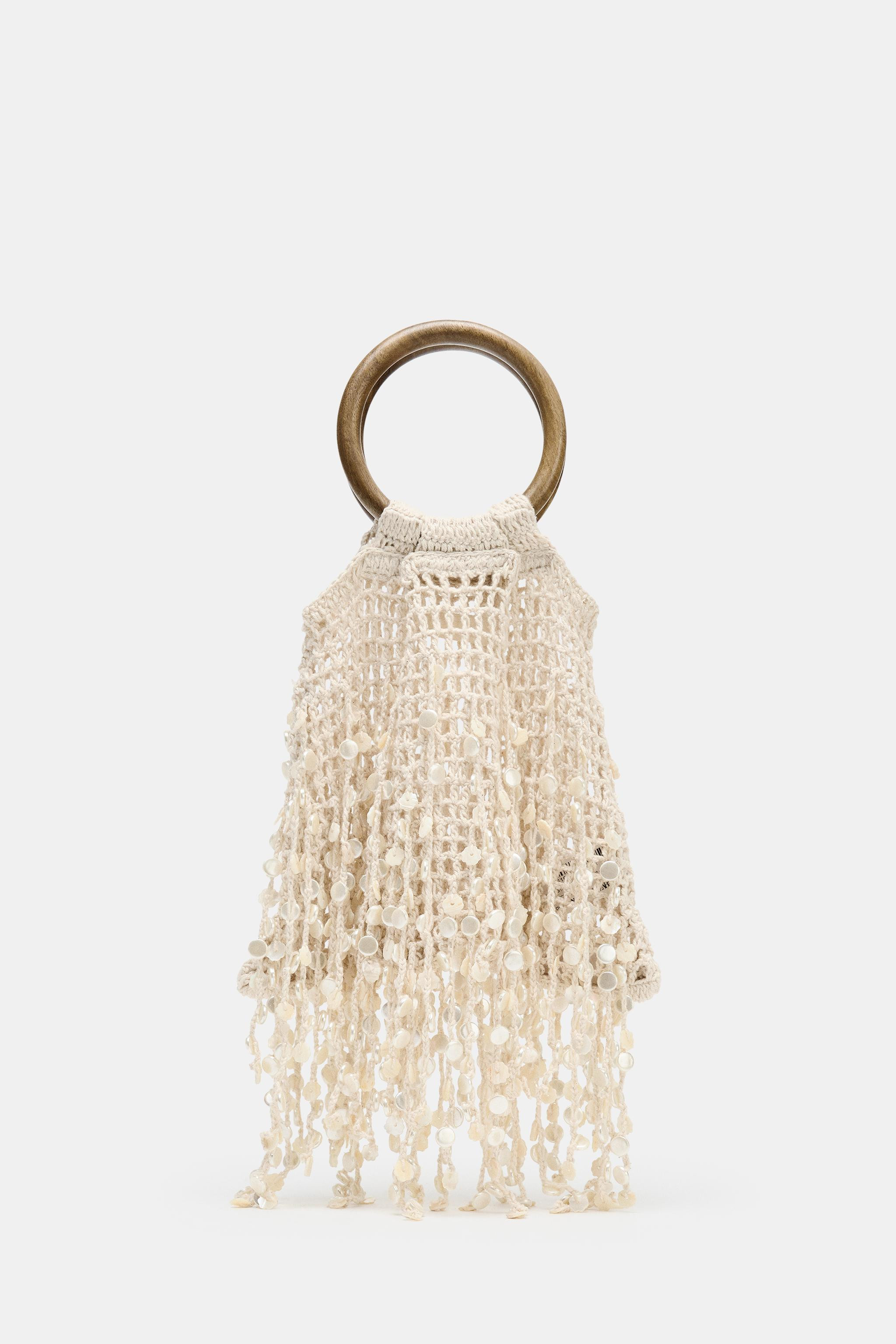 BEADED BUCKET BAG | Zara UK