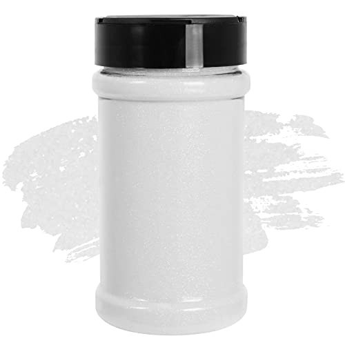 Ultra Fine White Glitter, 7.05 Oz (200g), Fine Glitter for Resin Crafts Nails Tumblers Slime Cosmetic and Festival Decoration - White Fine Glitter Bulk | Amazon (US)