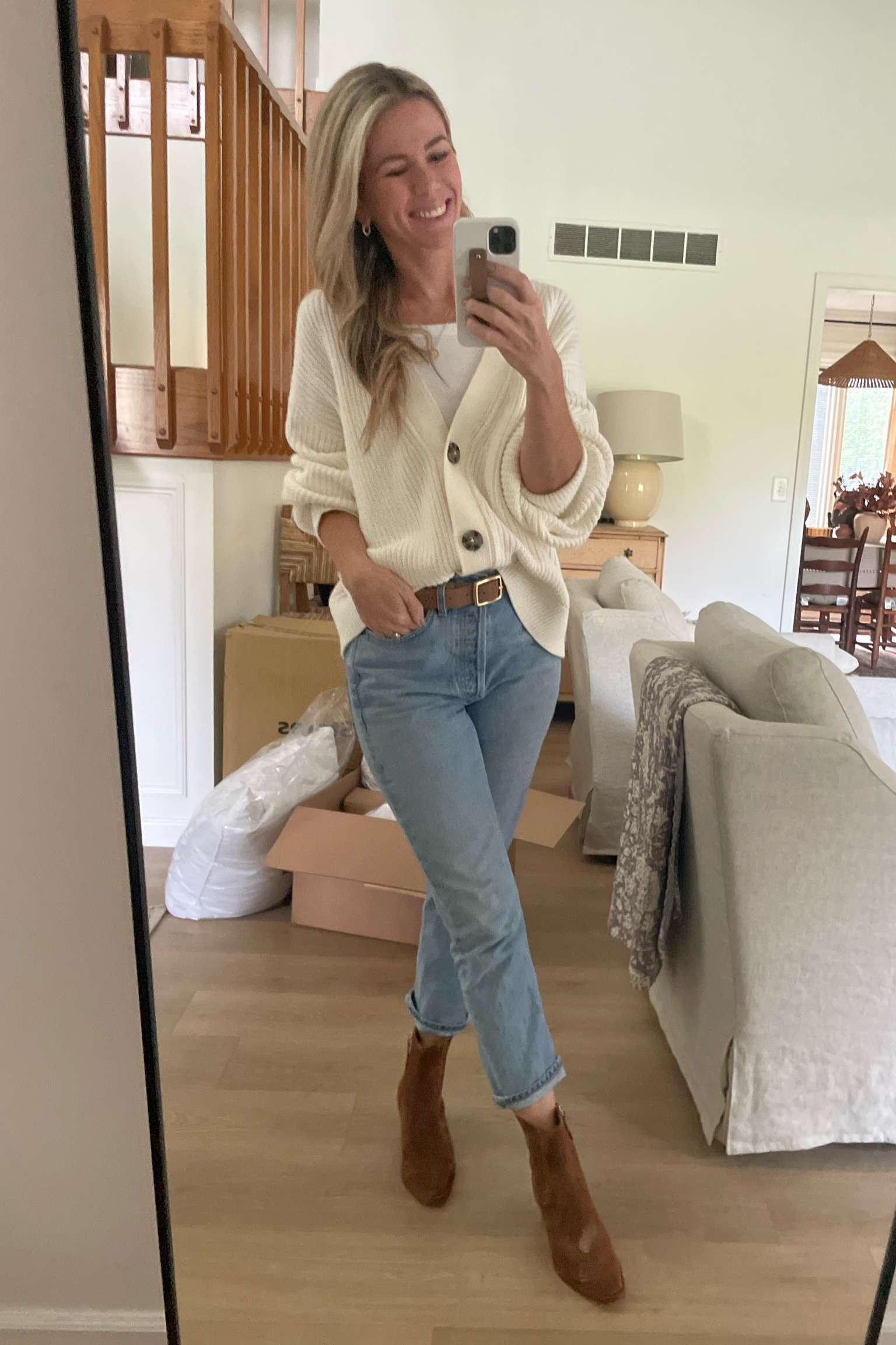 Fall outfit, fall, sweater, boots, booties, ankle boots, denim, Agolde, ootd

#LTKfit #LTKSeasonal #LTKshoecrush