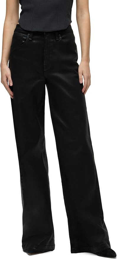 Hudson Womens Jodie High Rise Loose Fit Wide Leg Jean | Amazon (US)