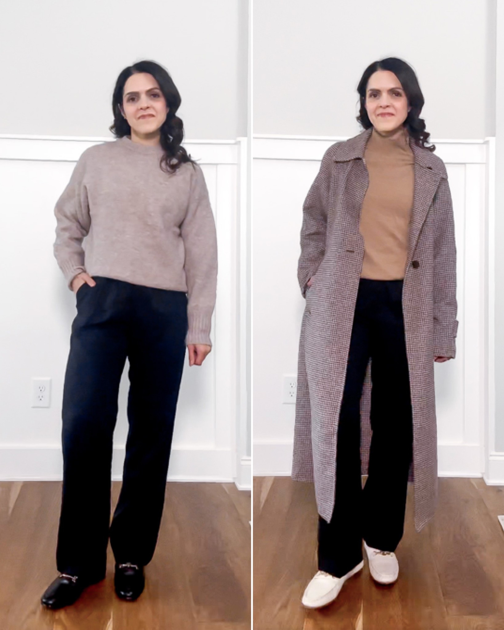 Day 8 | Linked exact or similar items to recreate these looks! Trousers are Reformation Mason pants, wearing 0P

#trousersoutfit #stylechallenge #winteroutfits 

#LTKgrwm #LTKootd