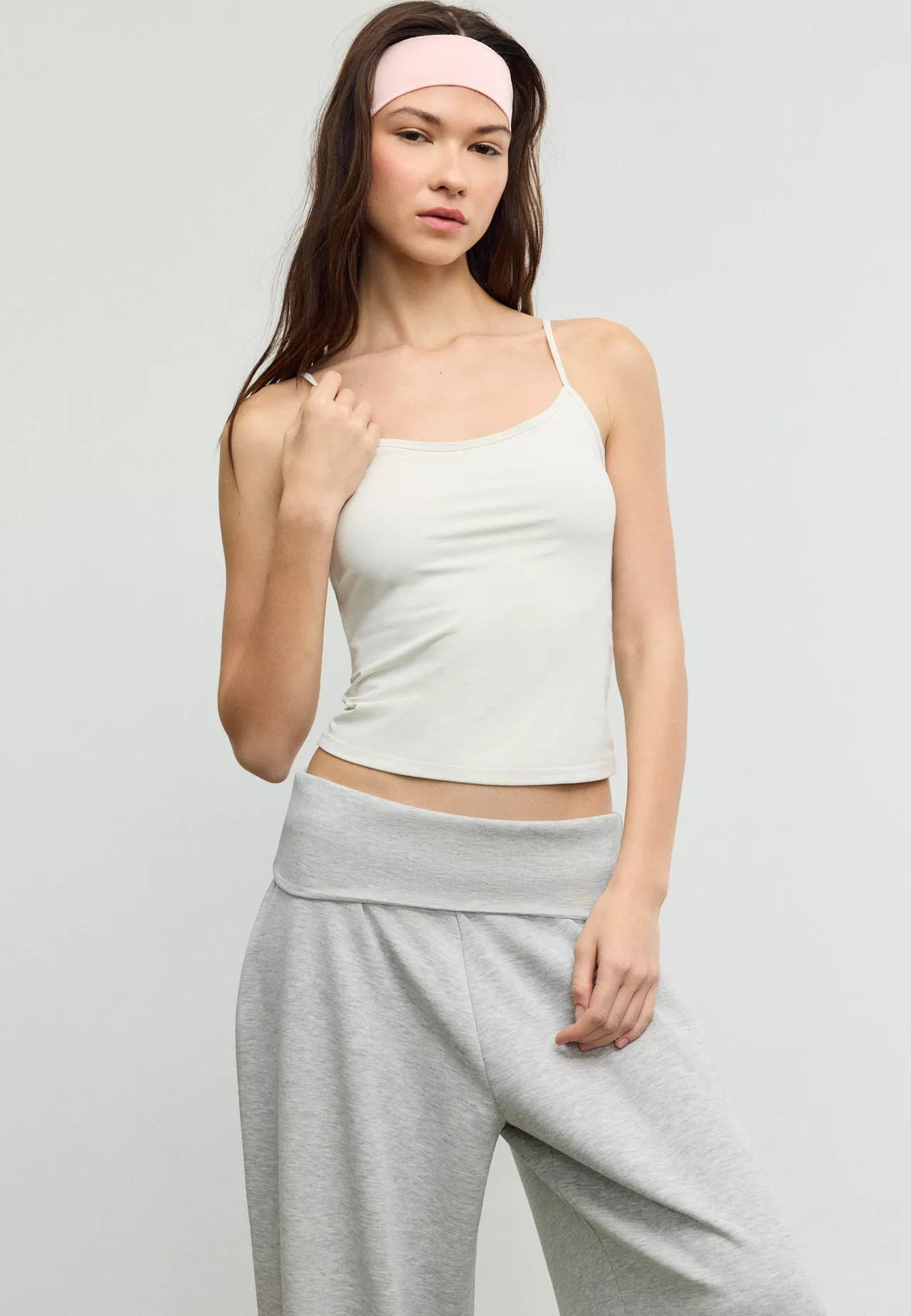 Basic tank top - Women's T-shirts | Stradivarius United Kingdom | Stradivarius (UK)