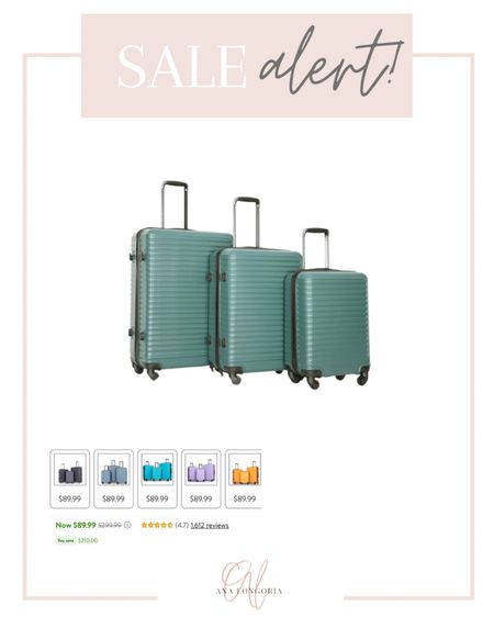 Sale alert 
Walmart flash sale 
Suitcases 
Travel 

#LTKGiftGuide #LTKitbag