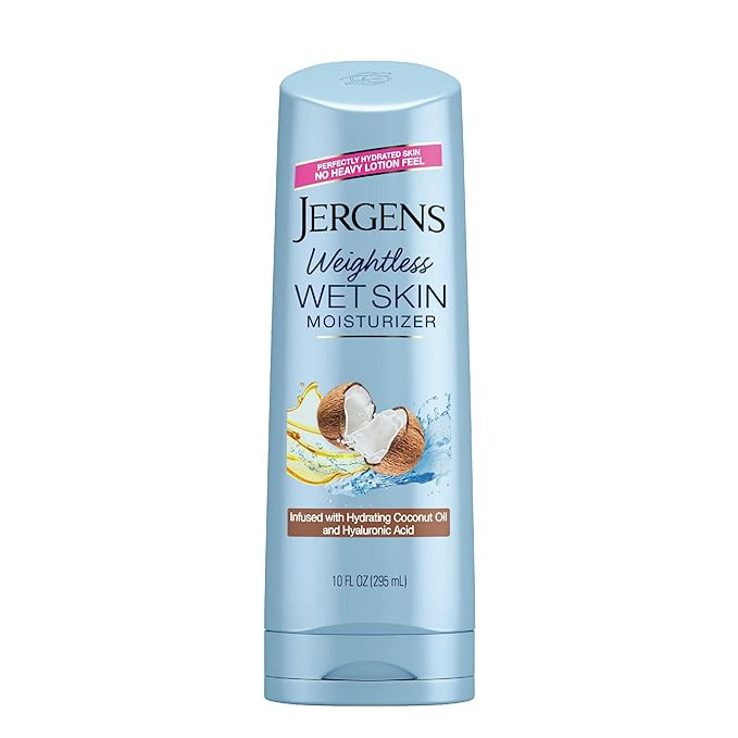 Jergens Wet Skin Body Moisturizer with Coconut Oil, In Shower Lotion for Dry Skin, Fast-Absorbing... | Amazon (US)
