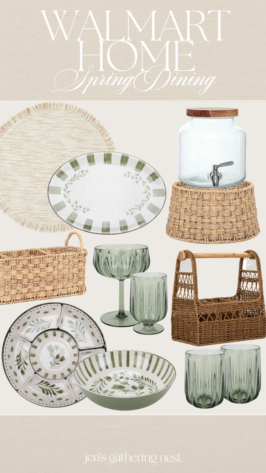 How BEAUTIFUL is this Walmart dining for spring 😍 obsessed with the greens!!

#spring #dining #outdoordining #outdoorfinds #dininginspo #tablescape #walmart #walmarthome #hosting #entertaining #acrylic #melamine #outdoortable #tablescape #picnic #eastertable #poolparty 

#LTKSeasonal #LTKFindsUnder50 #LTKHome