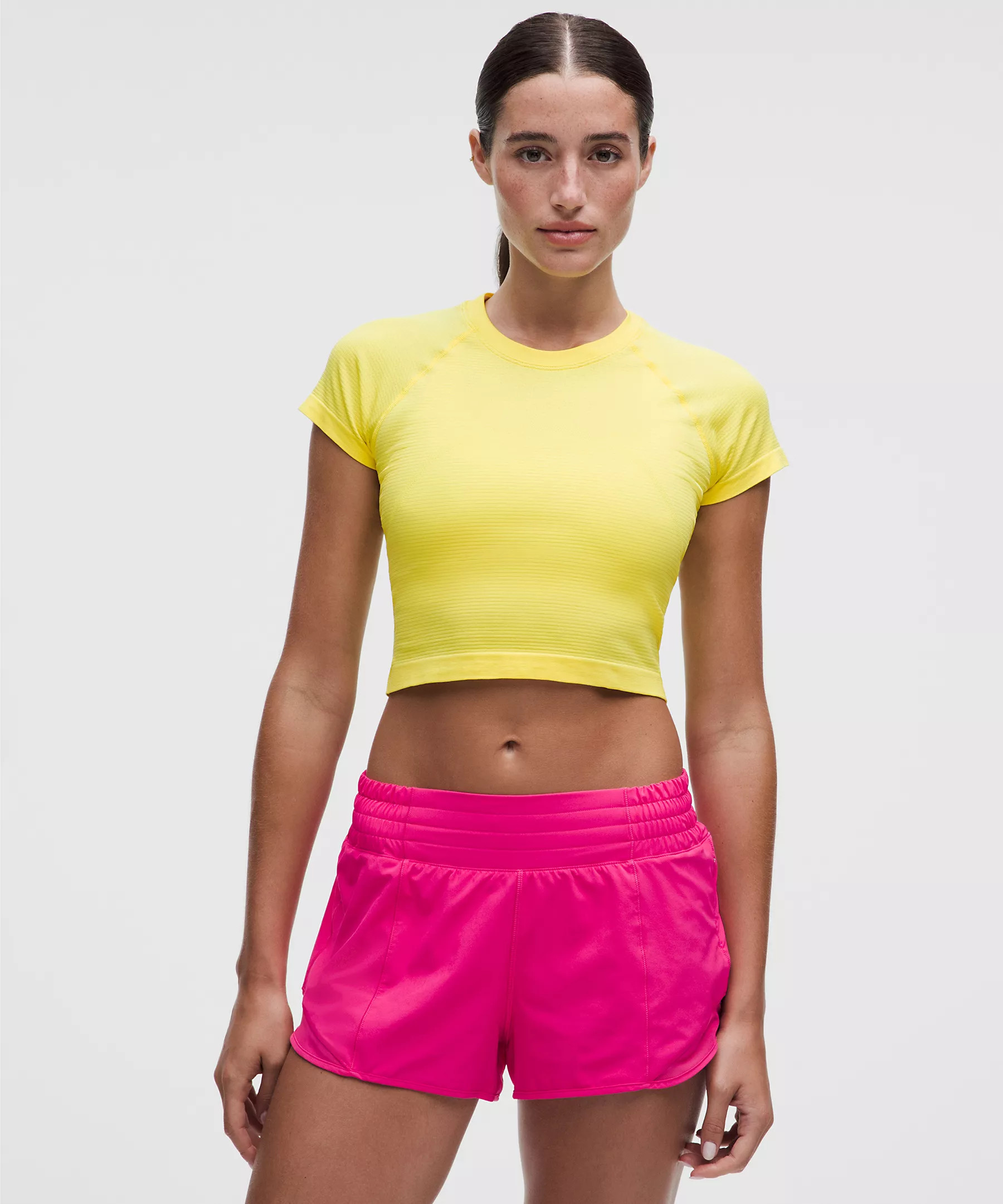 Swiftly Tech Cropped Short-Sleeve Shirt 2.0 | lululemon (CA)