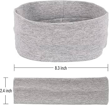 MapofBeauty 3 Pack Yoga Headbands Stretchy Cotton Head Band Hairwarp Sports Running Exercise Gym ... | Amazon (US)