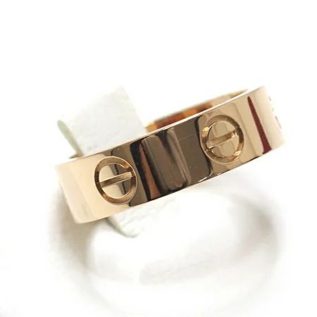 Used Cartier Love Ring B4084800 750PG Pink Gold # 52 (Day size 12) | Walmart (US)