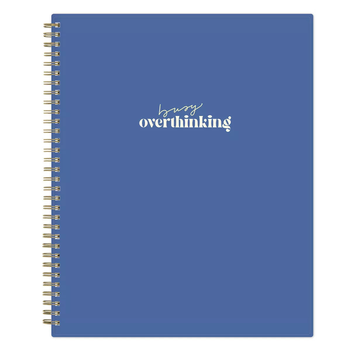 The Everygirl Weekly/Monthly Wirebound Planner 8.5x11 Solid Busy Blue | Target