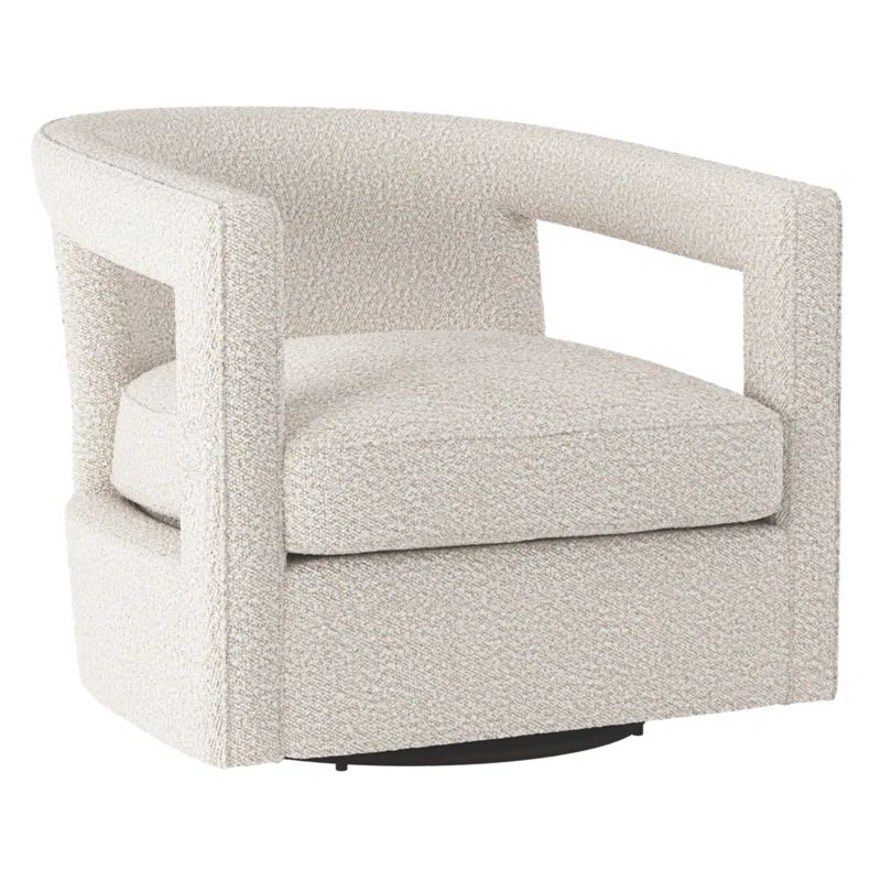 Alana Upholstered Swivel Barrel Chair | Wayfair North America