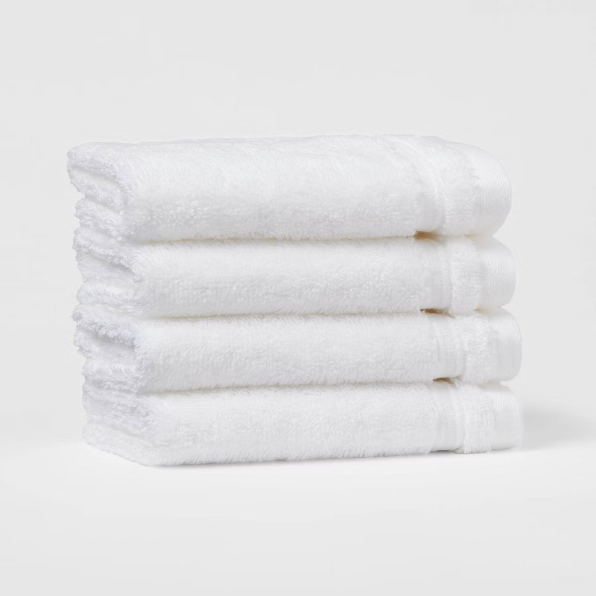 4pk Total Fresh Antimicrobial Washcloth Set Olive Green - Threshold™ | Target