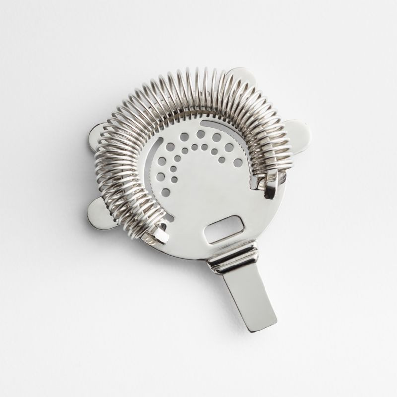 Nara Stainless Steel Hawthorne Strainer + Reviews | Crate & Barrel | Crate & Barrel