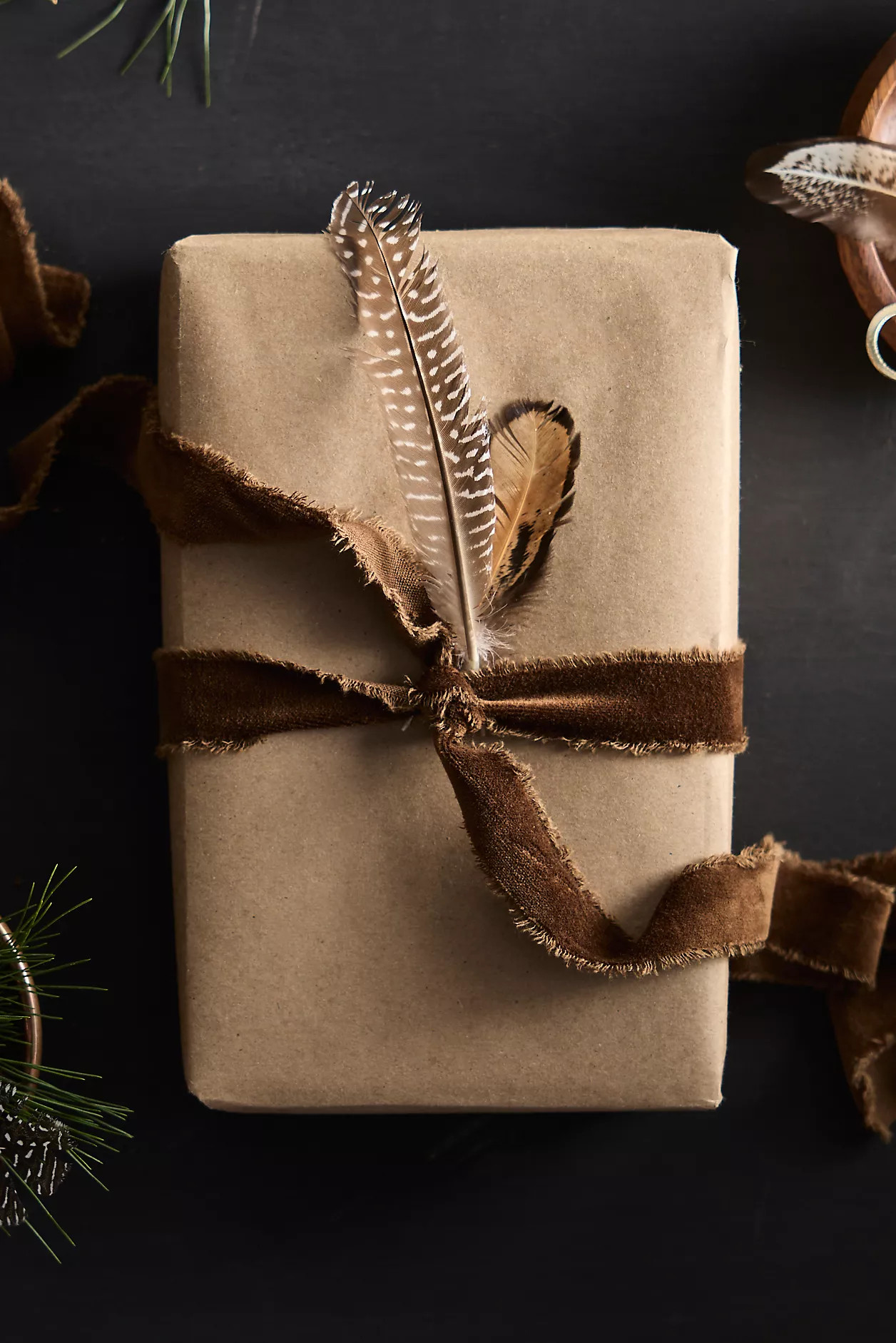 Antiqued Frayed Velvet Ribbon | Anthropologie (US)