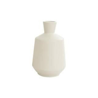 7.5" Cream Ceramic Minimalistic Vase By Ivory And Iris | 4.5" x 4.5" x 7.5" | Michaels® | Michaels Stores
