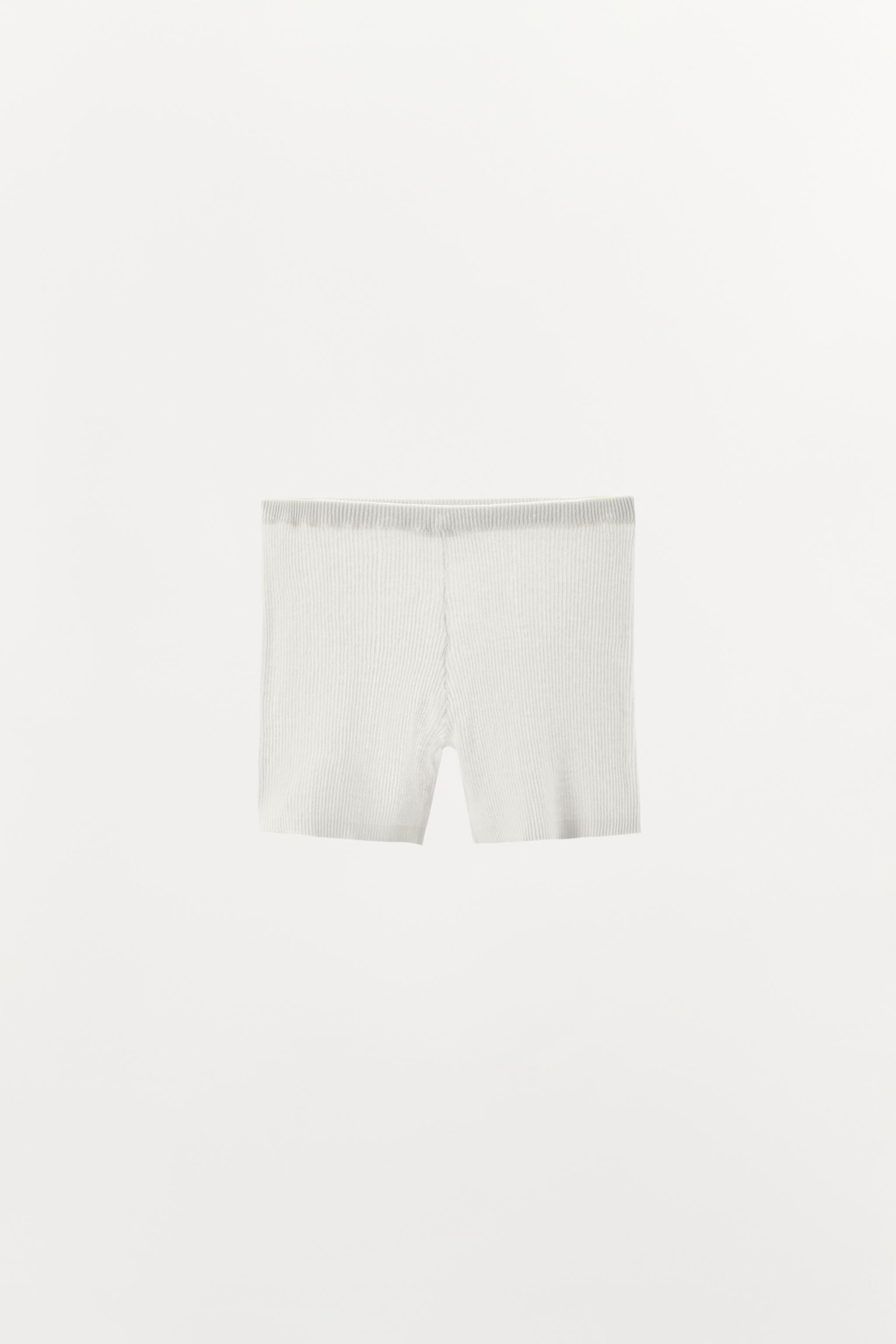 STRICKSHORTS MIT RIPPENSTRICK | Zara US