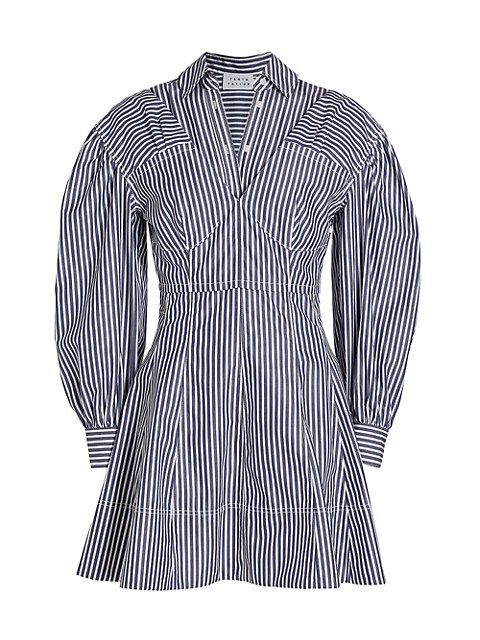 Tanya Taylor Lyra Bustier Shirt Dress | Saks Fifth Avenue