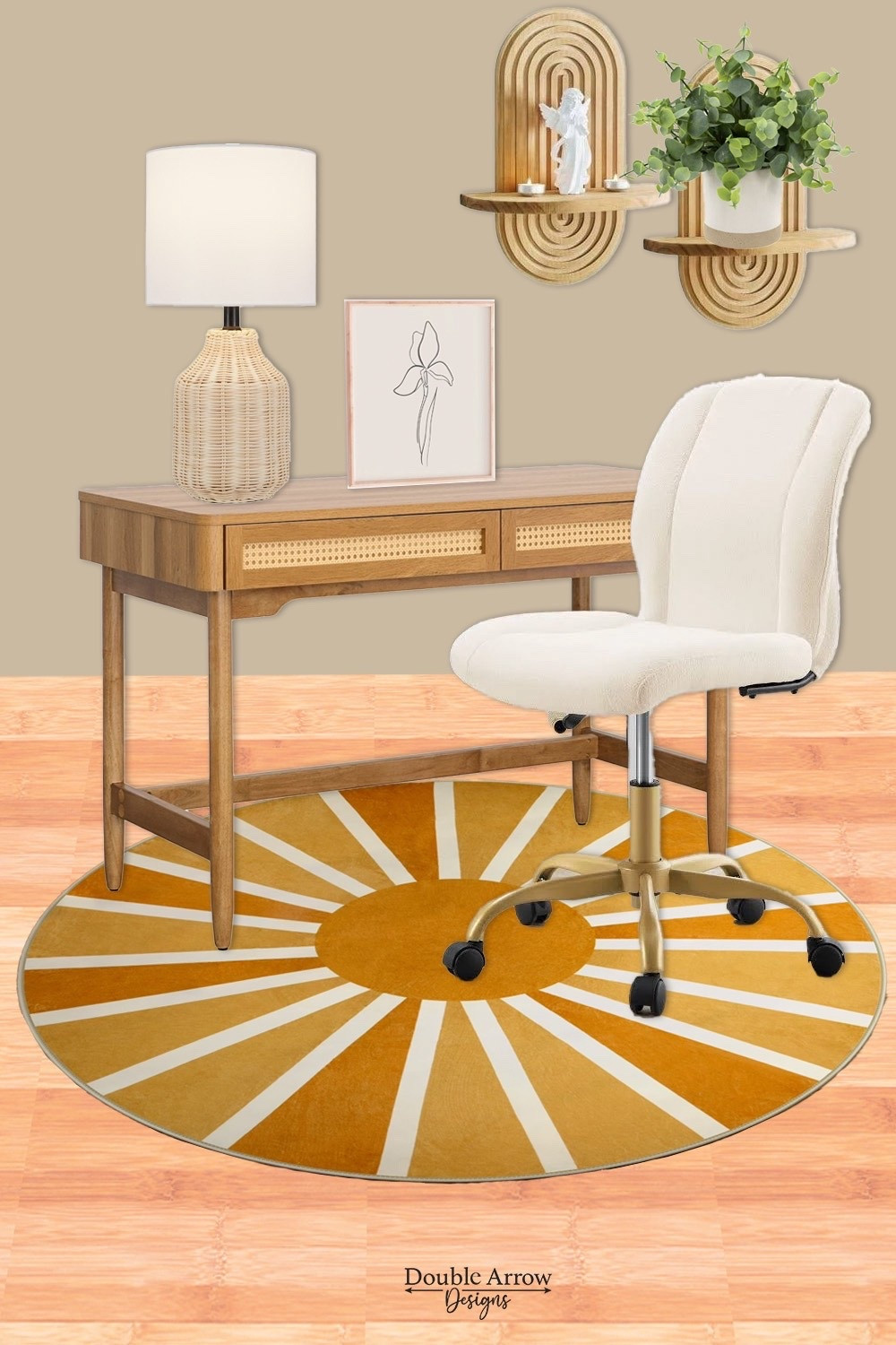 Created a cozy small office space using Walmart finds. This space costs about $300 for all these products now that’s an amazing makeover for that price. 

#LTKHome