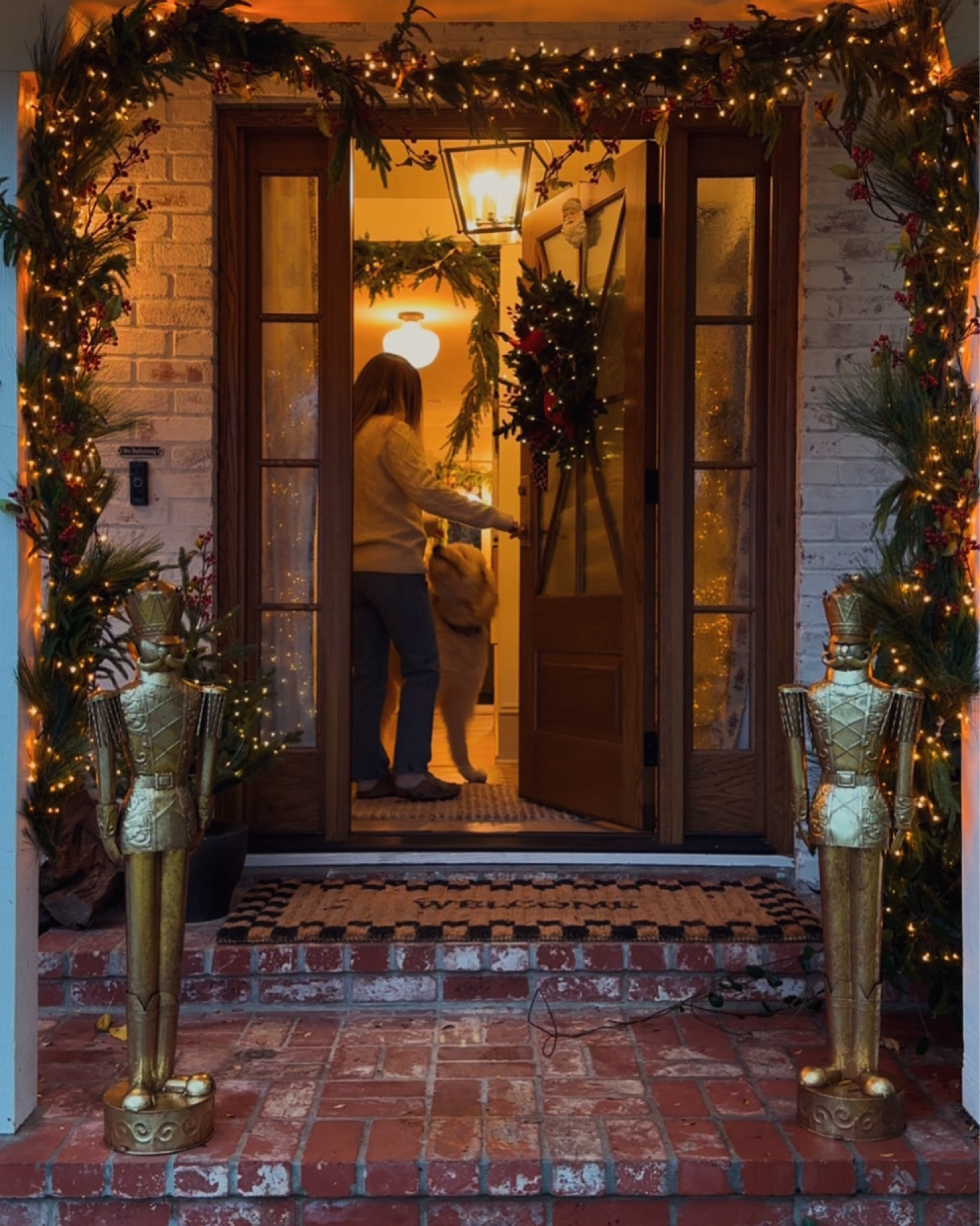 Our front door for the holidays ❤️

#LTKHome #LTKSeasonal #LTKHoliday