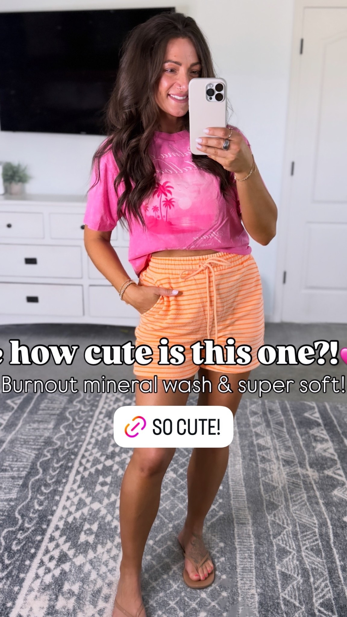 Graphic tee is so cute and soft! I sized down to the xs, but you could stick true to size. Shorts are a part of a set that I love!

#LTKootd #LTKActive #LTKPetite