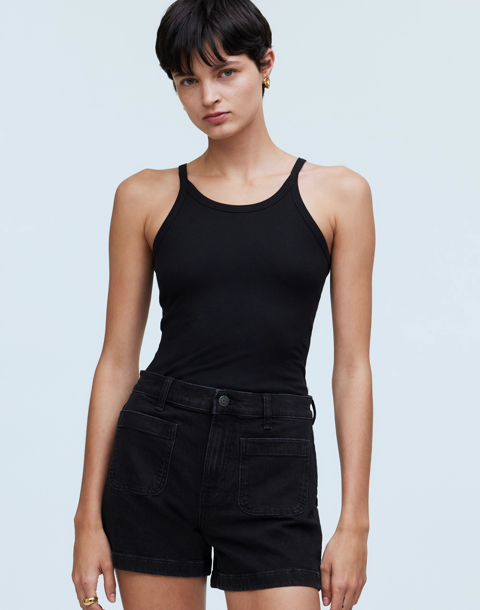 The Denim Emmett Short in Sendhurst Wash: Patch Pocket Edition | Madewell