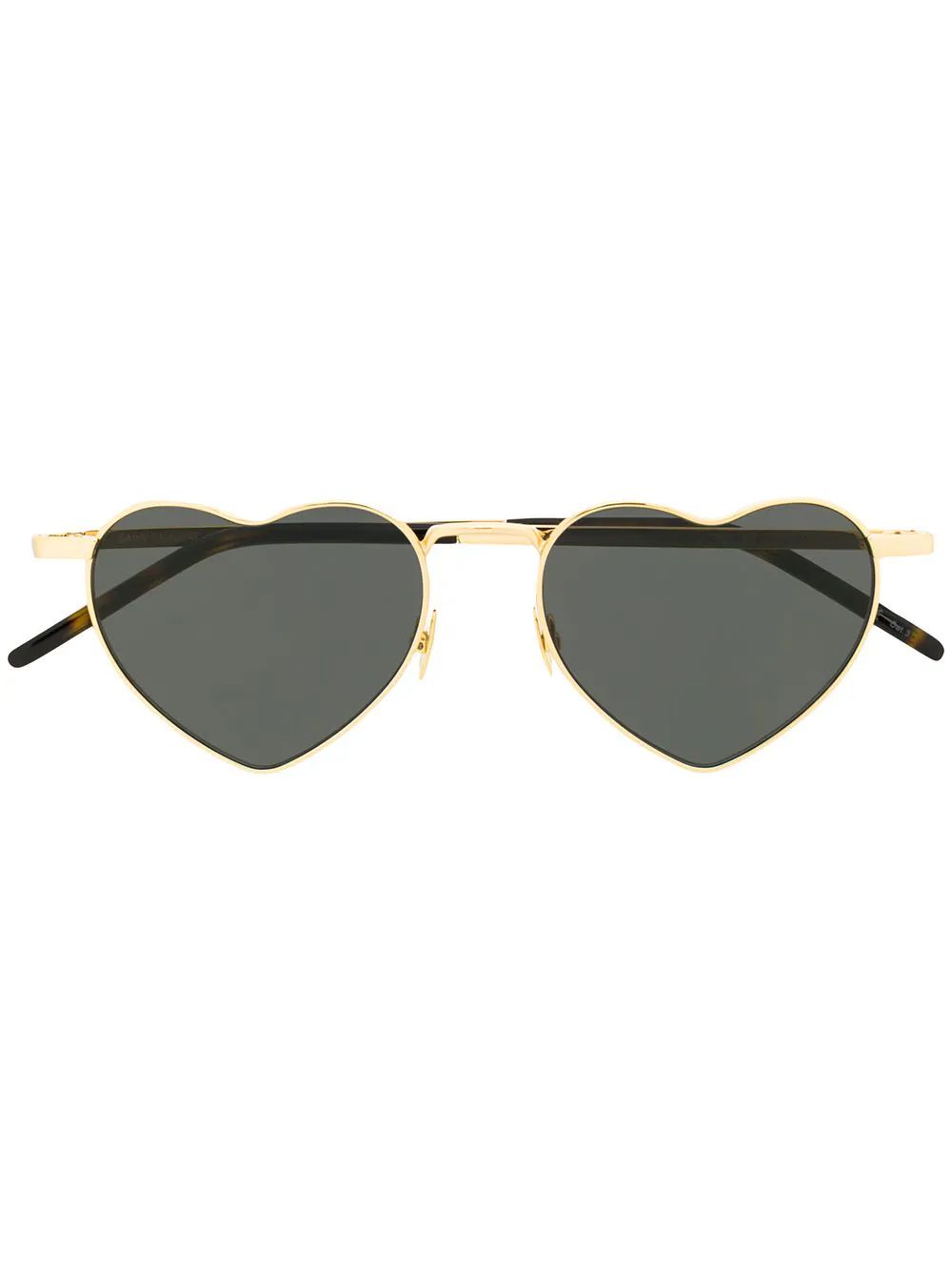 Saint Laurent Eyewear Loulou Heart Sunglasses - Farfetch | Farfetch Global