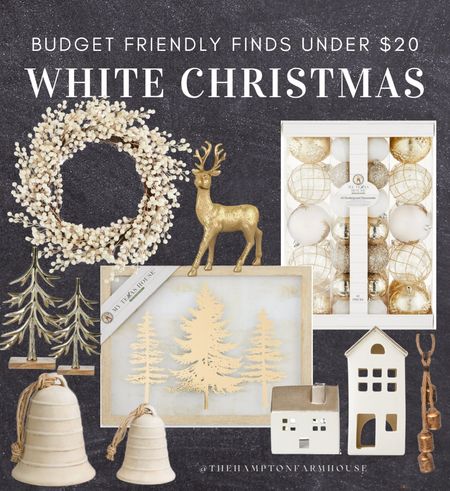 Classic Christmas decor finds under $20! Designer dups, Christmas decor, holiday decor 

#LTKhome #LTKfamily #LTKHoliday