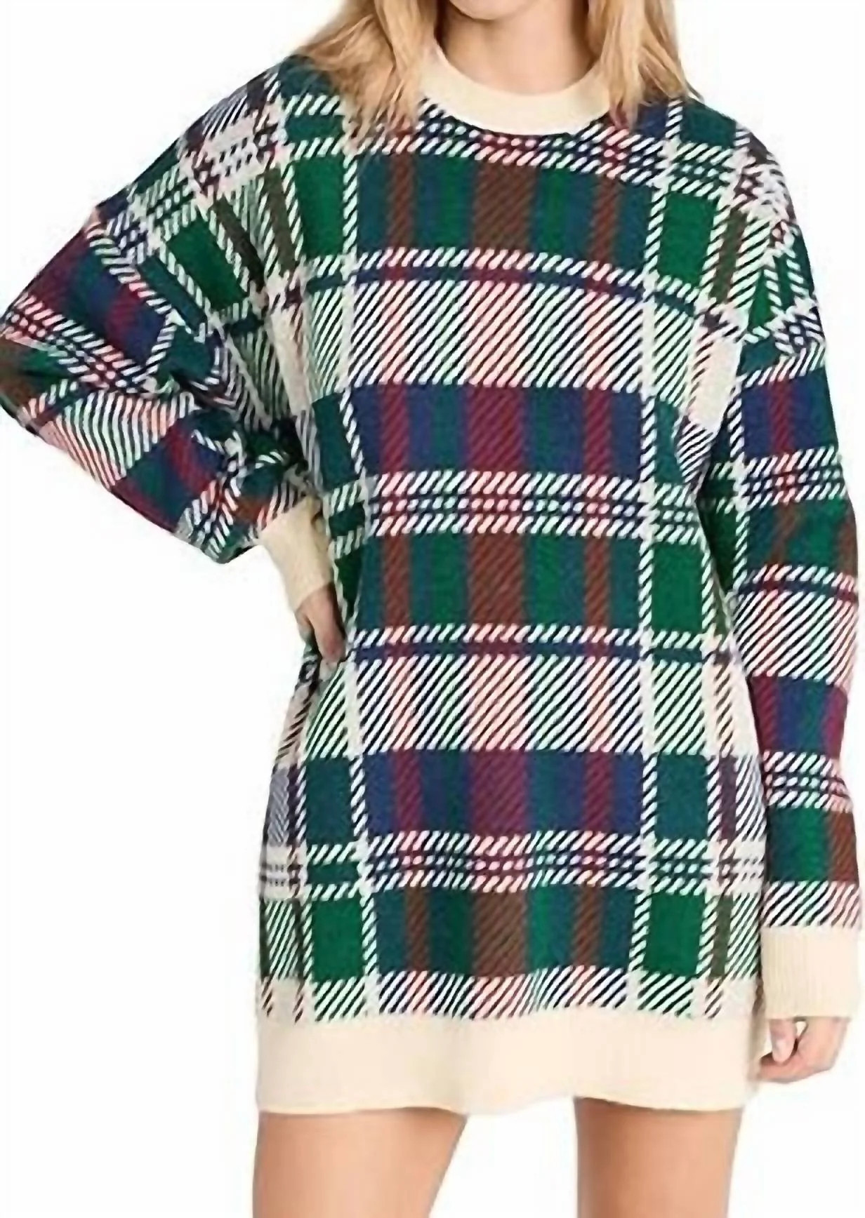 Ember Plaid Sweater In Holiday | Shop Simon