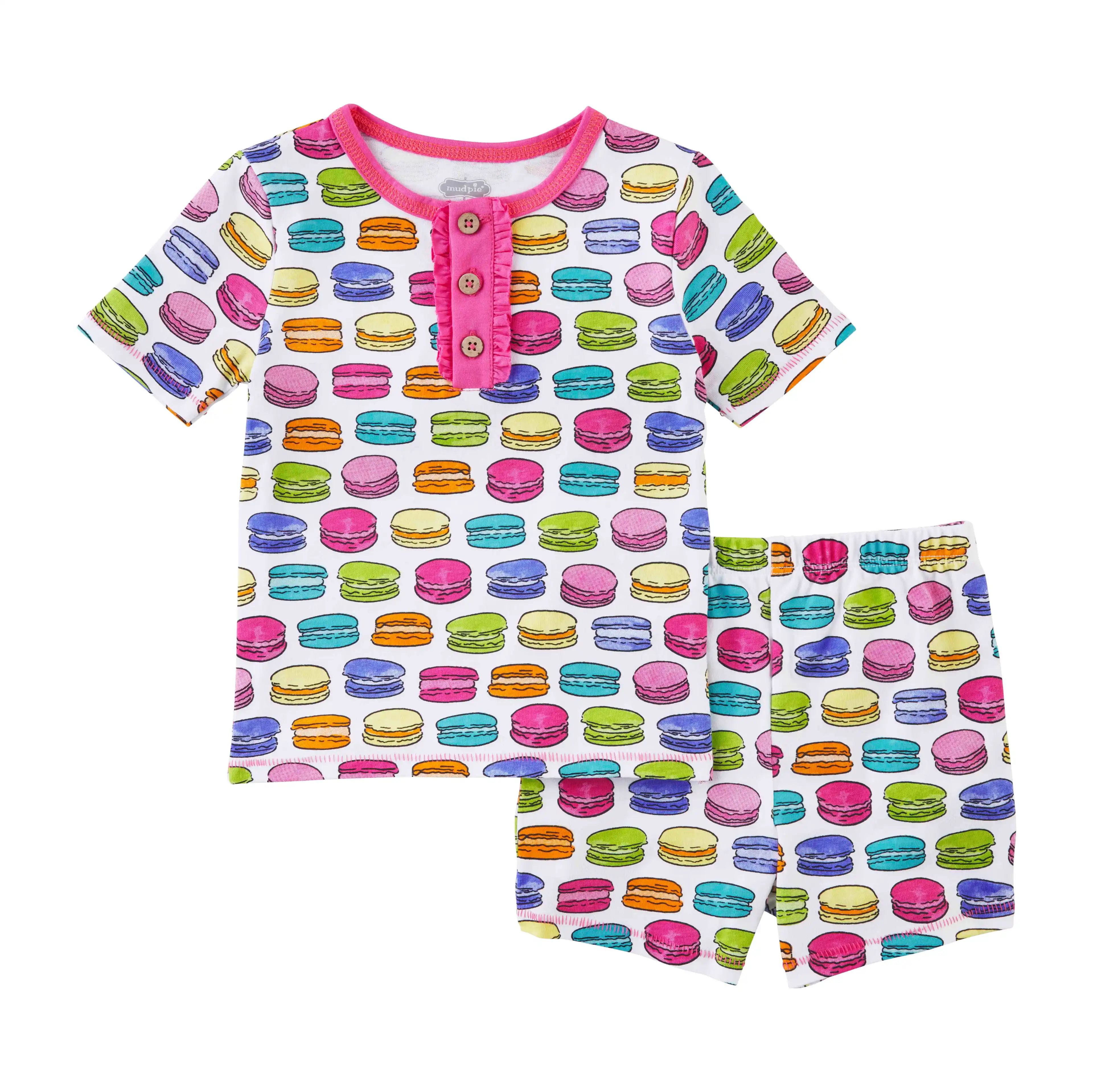 Macaron Toddler Pajama Set | Mud Pie (US)