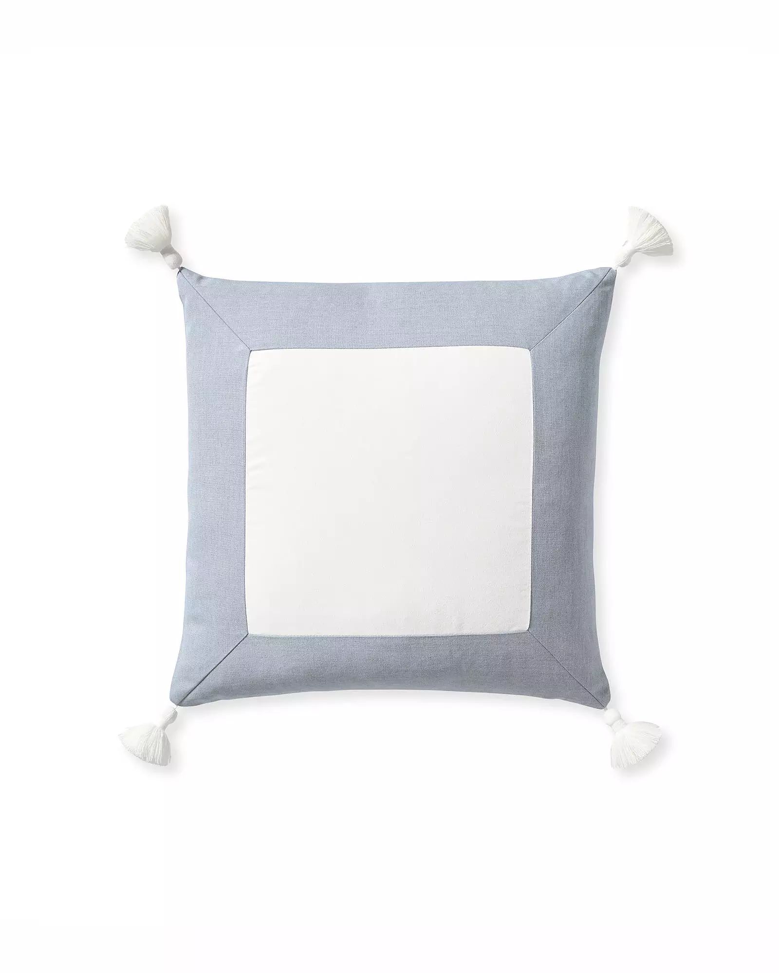 Sunbrella®️ Border Frame Pillow Cover | Serena and Lily