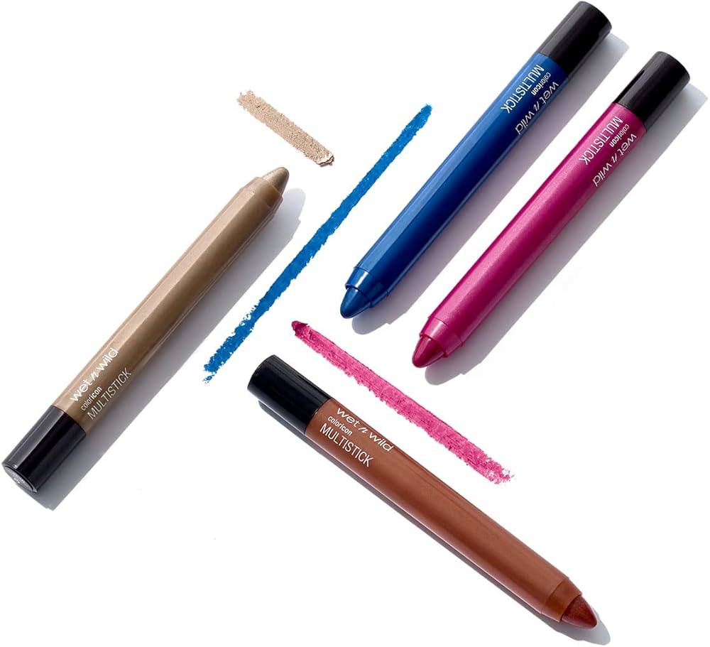 wet n wild Edit Makeup Set, Color Icon Multi-Sticks in Champagne Room, Blue Lah Lah, Poppy-lar an... | Amazon (US)