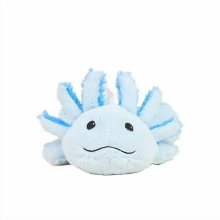 Blue Axolotl Warmies Junior Cozy Plush Heatable Lavender Scented Stuffed Animal | Walmart (US)