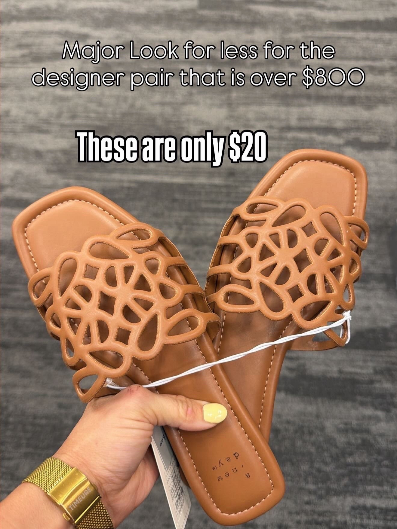 designer vibes… not the price !
target sandals, look for less sandals, designer dupe sandals, woven sandals, brown sandals, summer sandals, affordable sandals, trendy sandals
#targetfinds #lookforless #sandals #summerstyle #ltkstyle #affordablefashion #shoefinds #dupefind