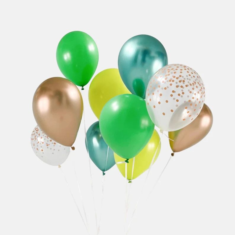Green Gold St Patrick's Day Balloon Bouquet  Irish Baby - Etsy | Etsy (US)