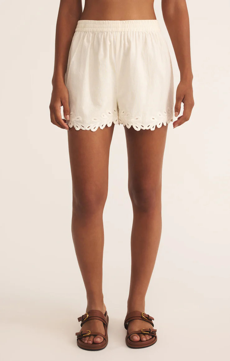 Pesaro Embroidered Linen Short | Z Supply