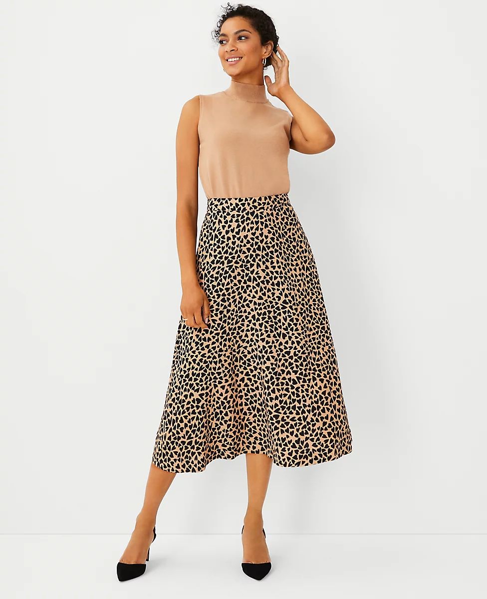 Heart Full Midi Skirt | Ann Taylor (US)