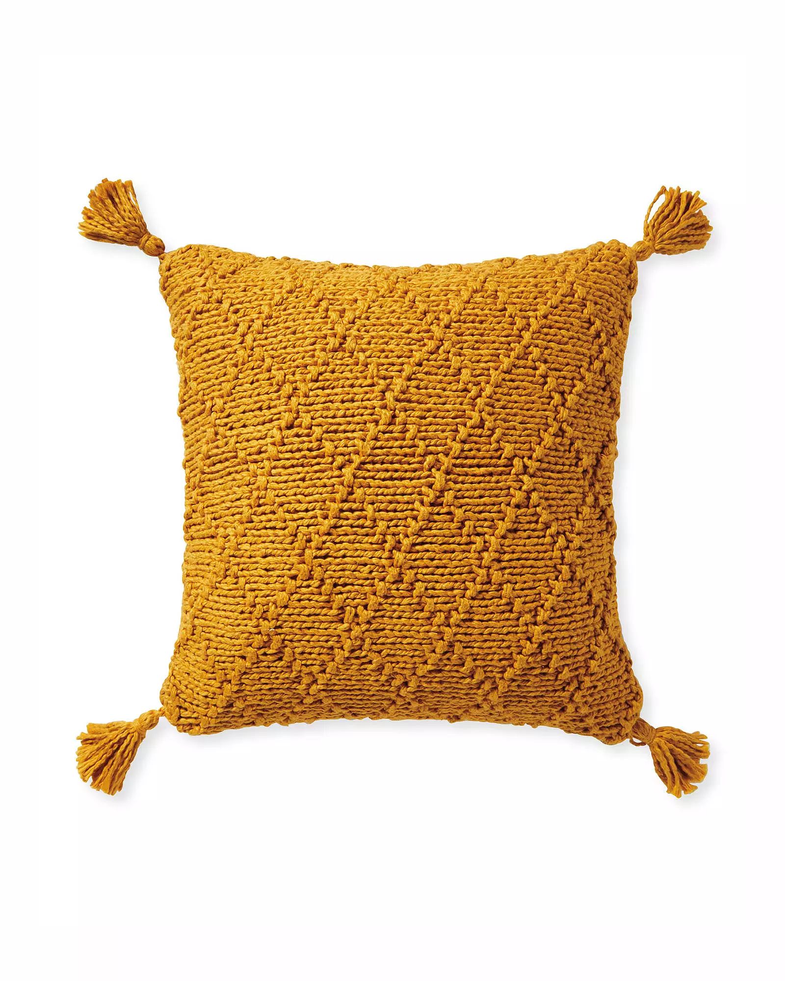 Fisherman's Knit Pillow Cover | Serena and Lily