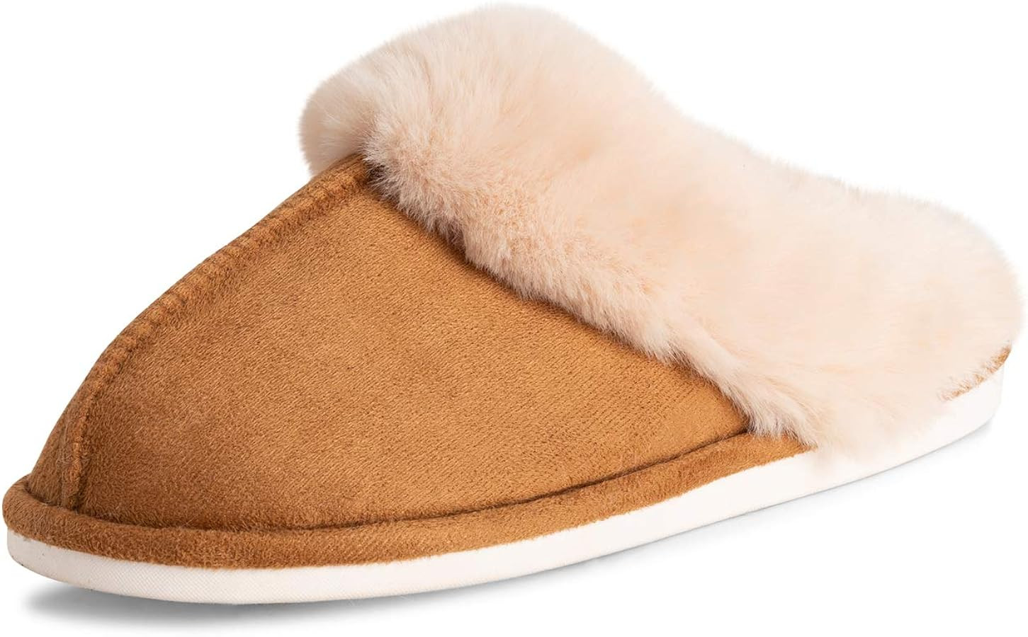 Polar Womens Memory Foam Duel Size Luxury Rubber Sole Plush Faux Fur Cozy Comfort House Outdoor W... | Amazon (UK)