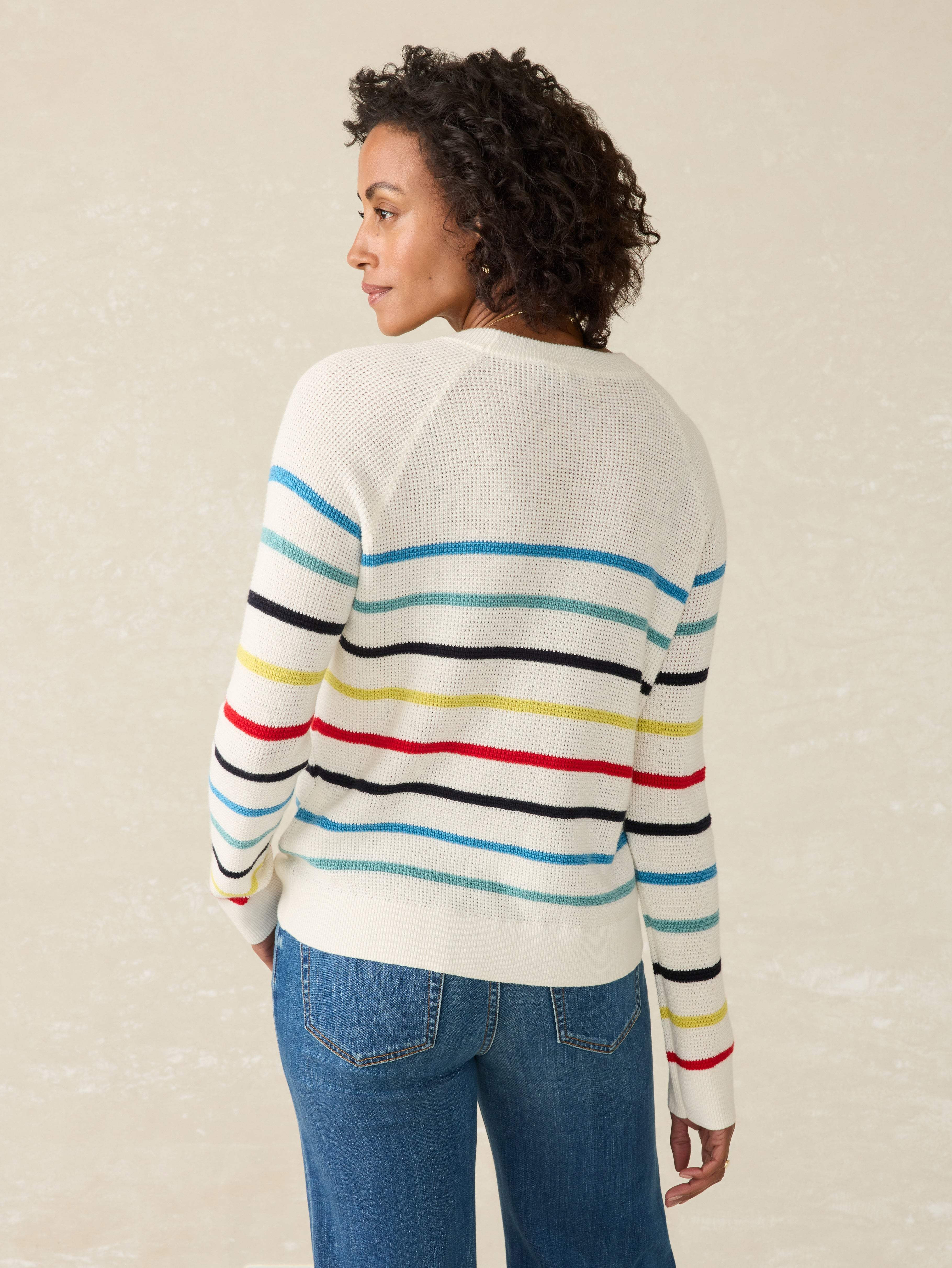Throwback Crew - Maribel Stripe | Faherty