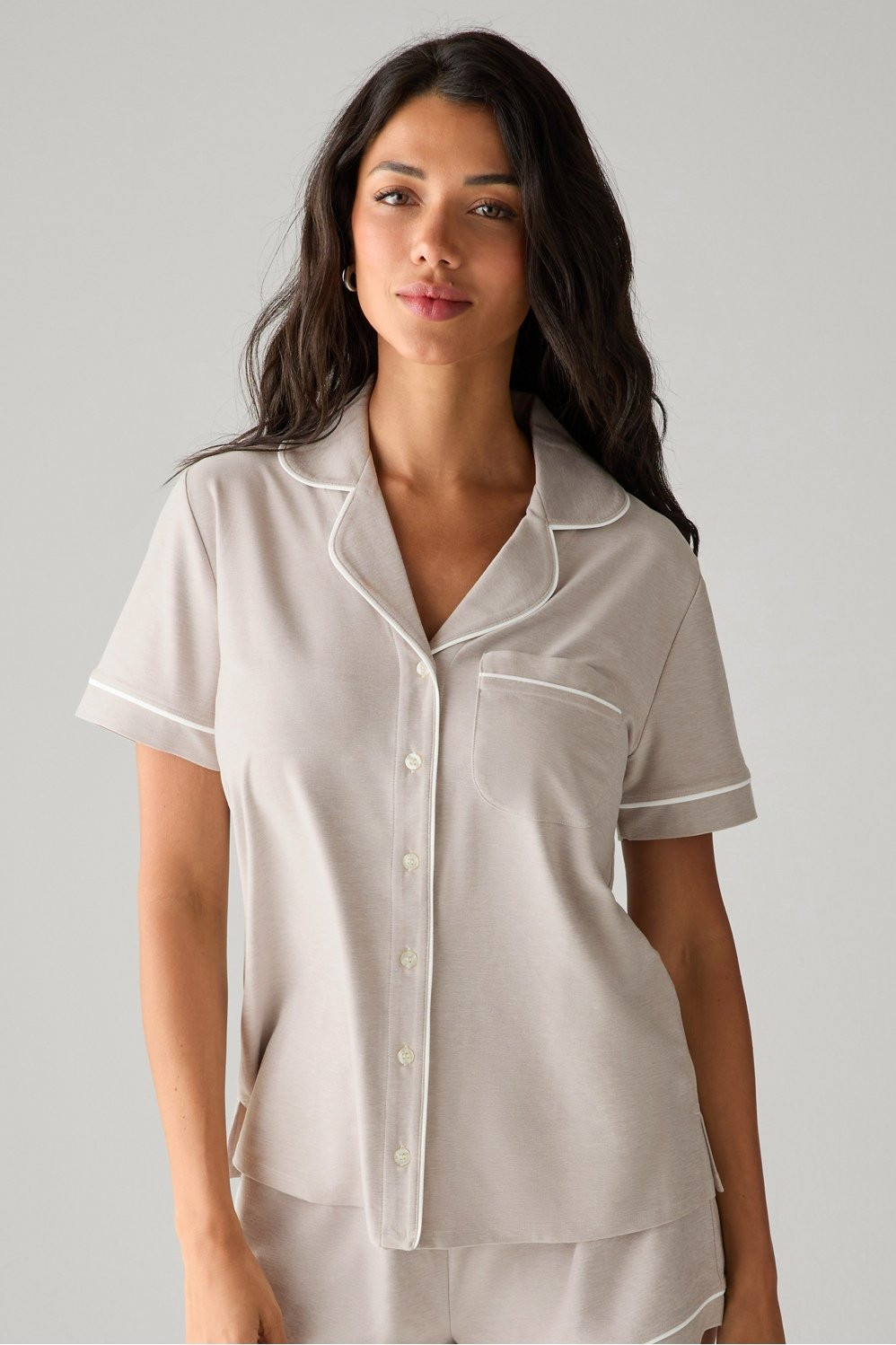 Cloud Jersey Sleep Short Sleeve Top | Fabletics