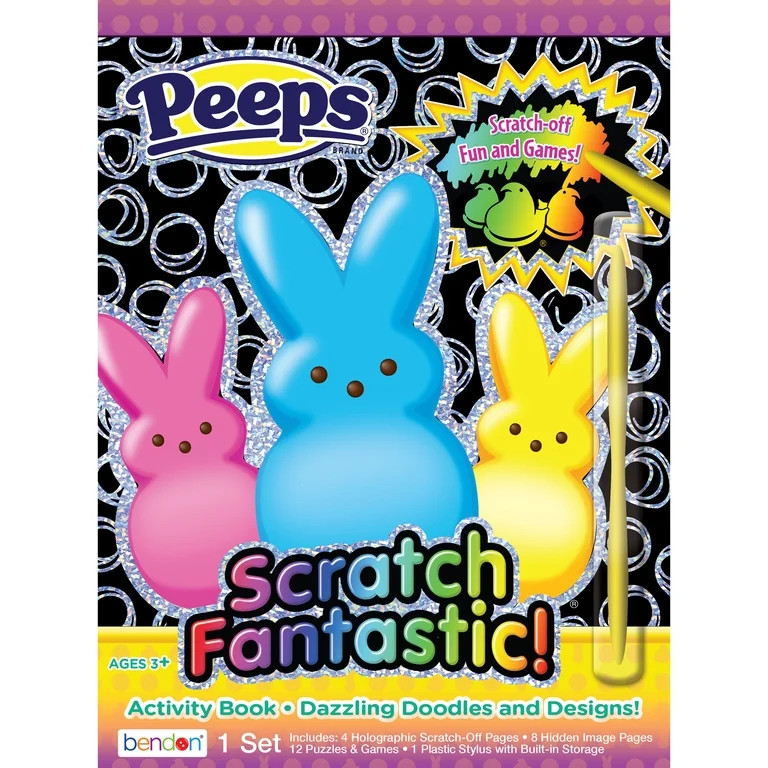 Peeps Easter Scratch Fantastic Activity Book, 24 Pages | Walmart (US)