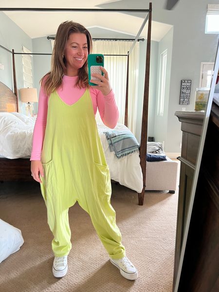 Easter egg vibes. Stay at home mom outfit. Millennial mom. Toddler mom. Colorful fun easy comfy outfit idea  

#LTKstyletip #LTKmidsize #LTKfamily