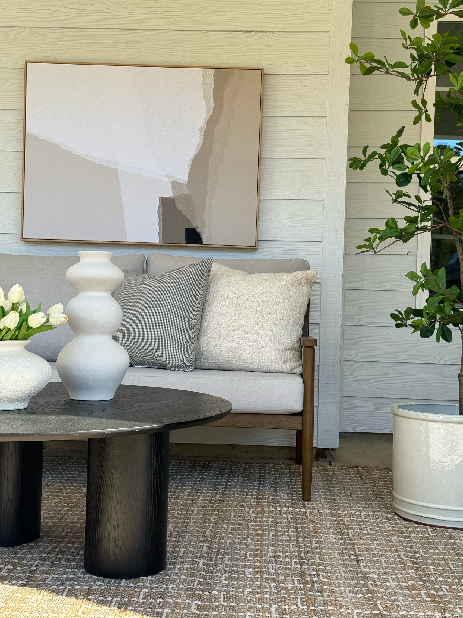 Recently refreshed my patio for spring!! 🤎 Loving the new Kayden collection by Nathan Jamess

#LTKhome