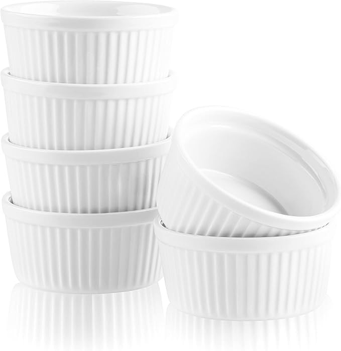 Bellemain Creme Brulee Ramekins | Mini Casserole Dish Set, Charcuterie Bowls, Pot Pie Baking Dish... | Amazon (US)